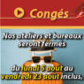 Congés d'été
