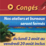 Congés d'été